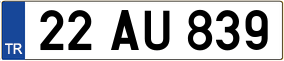Truck License Plate